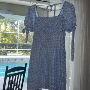 🩵Blue and White Altar’d State Dress 🤍 Size S